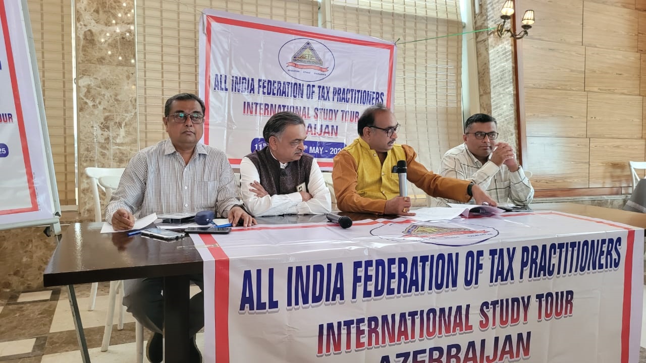 1st Technical Session Chaired by Shri M. Srinivasa Rao, Past President, AIFTP and Speaker Shri Bhavya Popat, Advocate.
