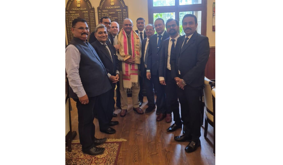 AIFTP Delegation Lead By National President Samir Jani Met CBDT Chairman Ravi Agrawal and GSTAT PRESIDENT Sanjay Mishraji at Delhi on 8th July 2025.