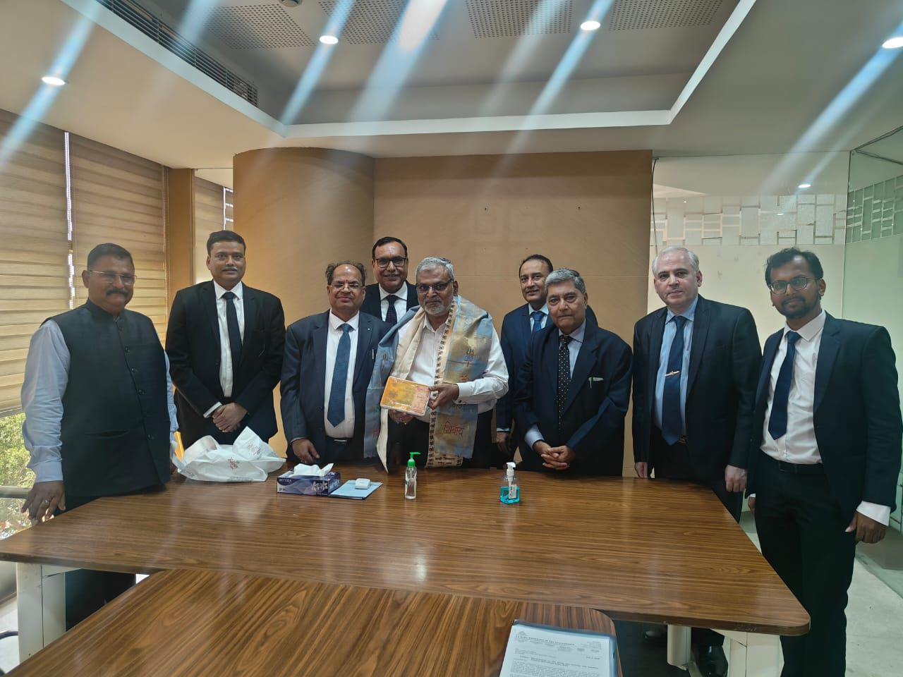 AIFTP Delegation Lead By National President Samir Jani Met CBDT Chairman Ravi Agrawal and GSTAT PRESIDENT Sanjay Mishraji at Delhi on 8th July 2025.