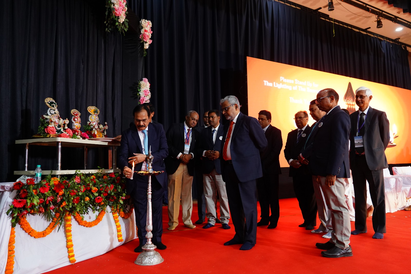 Hon’ble Shri Justice Prashant Kumar Mishra, Judge, Supreme Court of India inaugurating the conference by lighting of lamp.