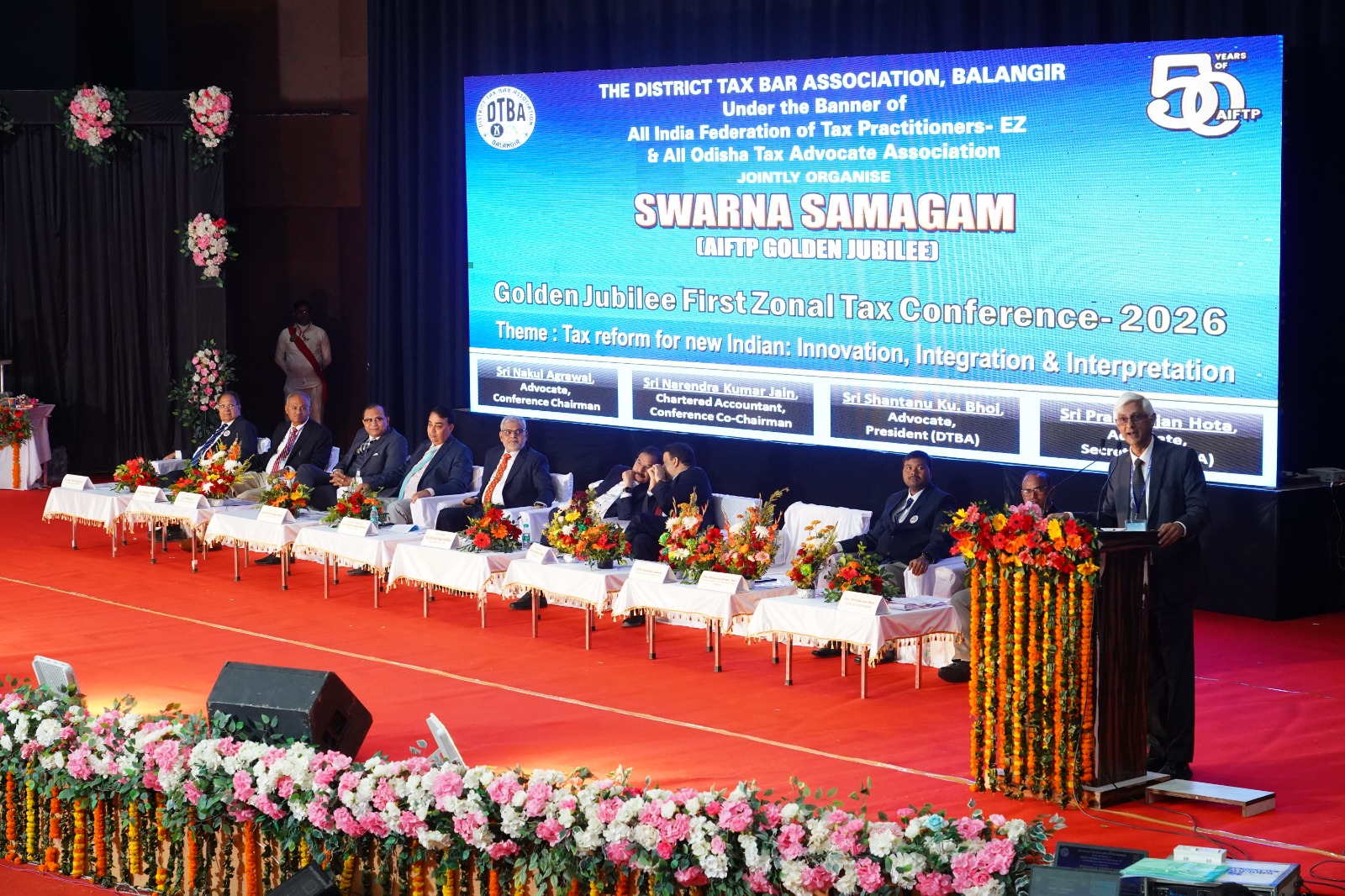 Shri S. Venkataramani, National President, AIFTP addressing the gathering.