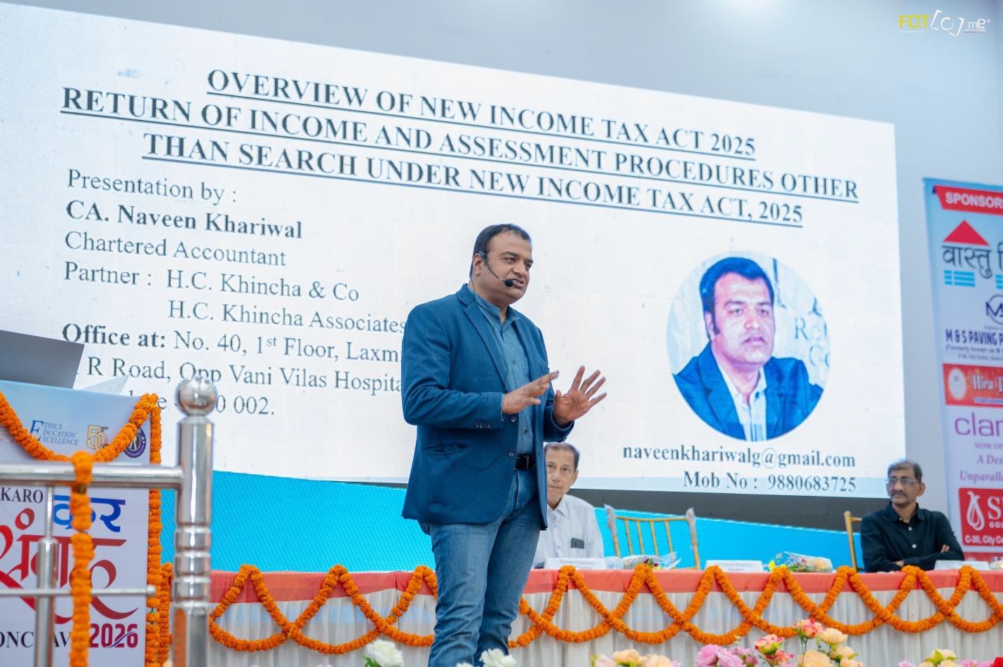 Gathering during session: Left to Right in front row; Jitendra Kumar, Rajesh Kumar Agarwal, Satish Singh, K. L. Mittal and other delegates and participants.