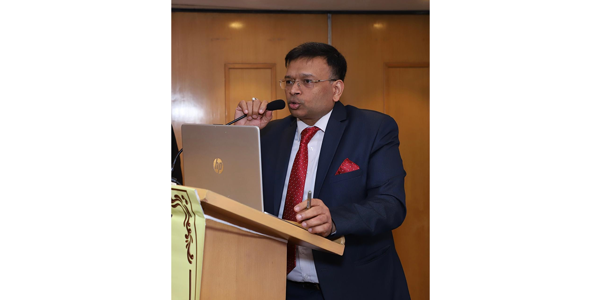 Shri Anuj Bansal, Chairman, AIFTP (NZ) addressing the gathering
