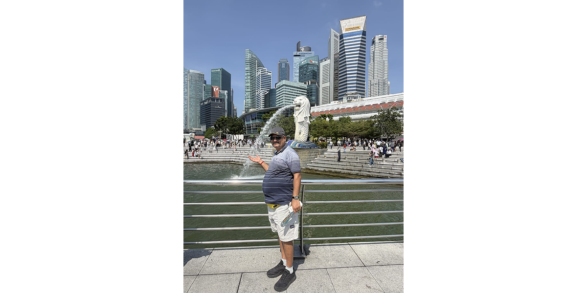 Shri Arvind Mishra, Chairman, International Study Tour Committee, AIFTP at Singapore.