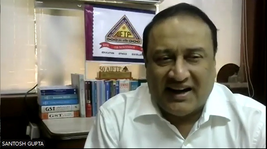 Shri Santosh Gupta, Secretary General, AIFTP delivering vote of thanks.